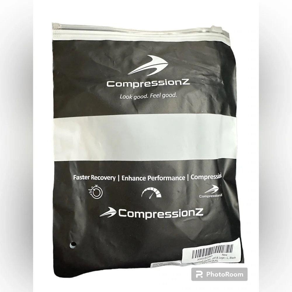 Compressionz black‎ compression socks NWT